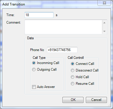 HFPCallCmd Transition Editor