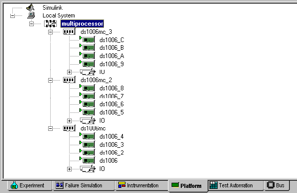 control desk platform